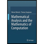 Mathematical Analysis and the Mathematics of Computation