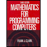 Mathematics for Programming Computers