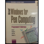 Microsoft Windows for Pen Computing : Programmer's Reference