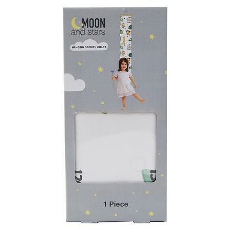 Moon & Stars Growth Chart 10.4 x 50 in - 1.0 ea