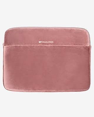 Mytagalongs Velour Laptop Sleeve Women's Pink