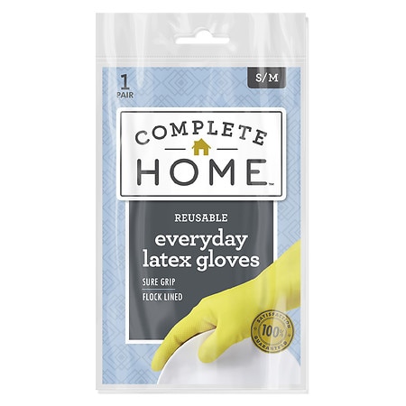 Nice! Household Latex Gloves SM/MD - 1.0 pr