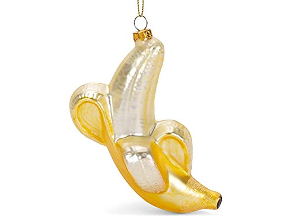 Peeled Banana Ornament