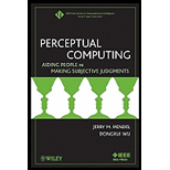 Perceptual Computing: Aiding People in Making Subjective Judgments (Paperback)