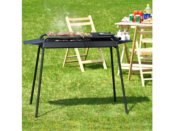 Portable Charcoal Grill w/ Gridiron