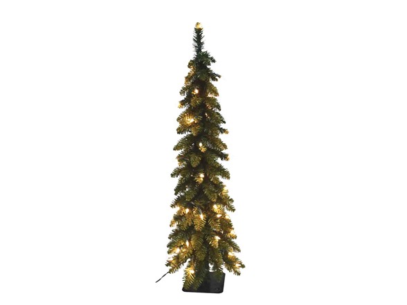 Pre-lit Pencil Slim Christmas Tree (Open Box)