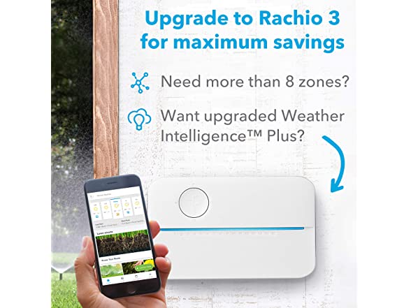 Rachio R3e Smart Sprinkler ConGray Compatiblble with Alexa (Open Box)