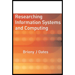 Researching Information Systems and Computing