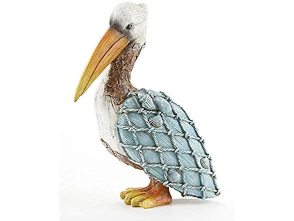 Resin Netted Pelican Bird