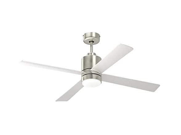 Rivet Modern Cylindrical Base Ceiling Fan