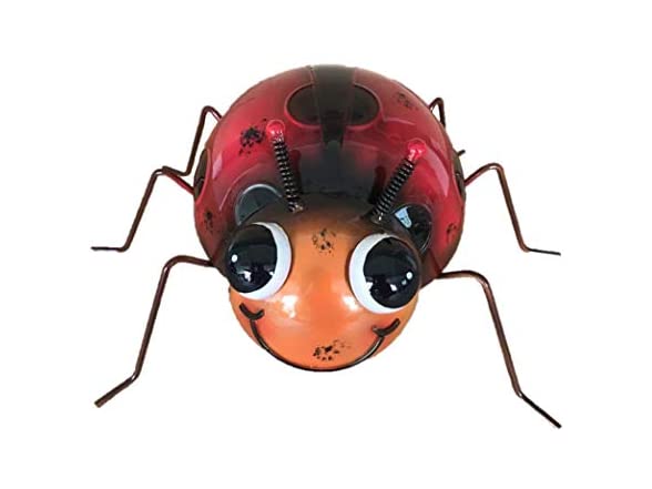 Santa's Workshop 13" Metal Lady Bug