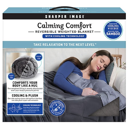 Sharper Image Calming Comfort Weighted Blanket 15 Pounds - 1.0 EA