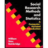 Social Research Methods and Statistics : A Computer-Assisted Introduction / With 2-5" Disks