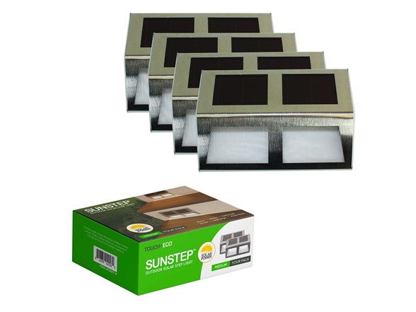 Sunstep Solar LED Steel Step Light, Your Choice