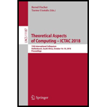 Theoretical Aspects of Computing - ICTAC 2018: 15th International Colloquium, Stellenbosch, South Africa, October 16-19, 2018, Proceedings