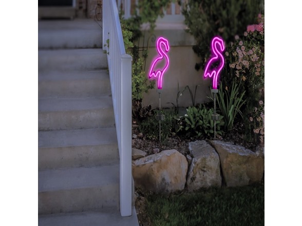 Touch Of ECO Flamingo Stake Lights