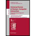 Universal Access in Human-Computer Interaction. Design and Development Approaches and Methods