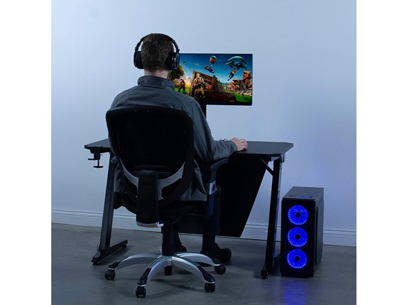 VIVO 47" Gaming Desk with Z-Shaped Frame