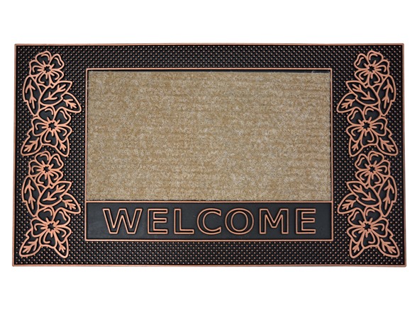 Water Lily Bronze Door Mat