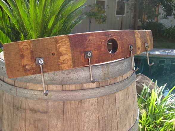 Wine Cask Creations Coat/Garden Rack